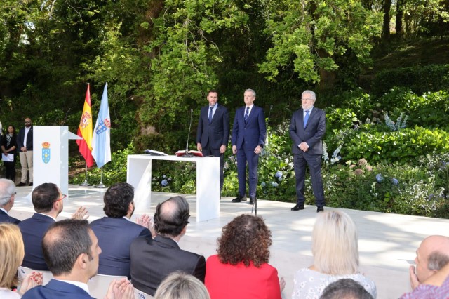 Alfonso Rueda toma posesión como presidente da Xunta de Galicia